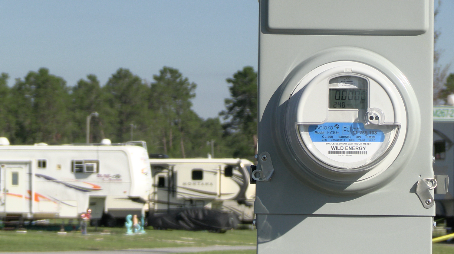 800 site campground in the southeast